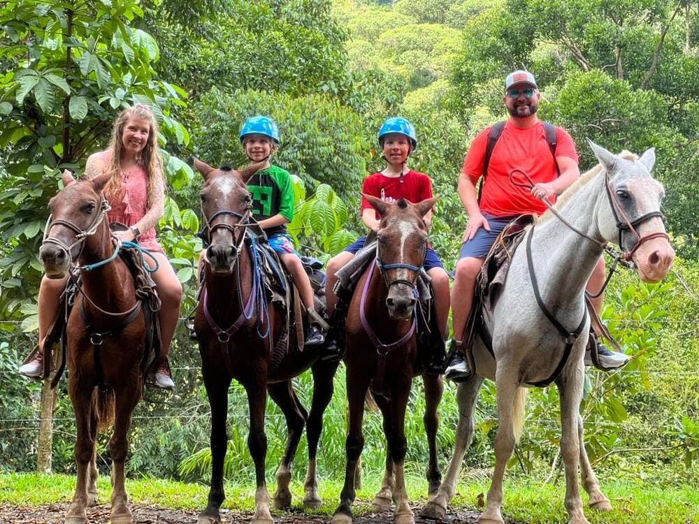 Horseback Jungle Waterfall — Manuel Antonio, Costa Rica